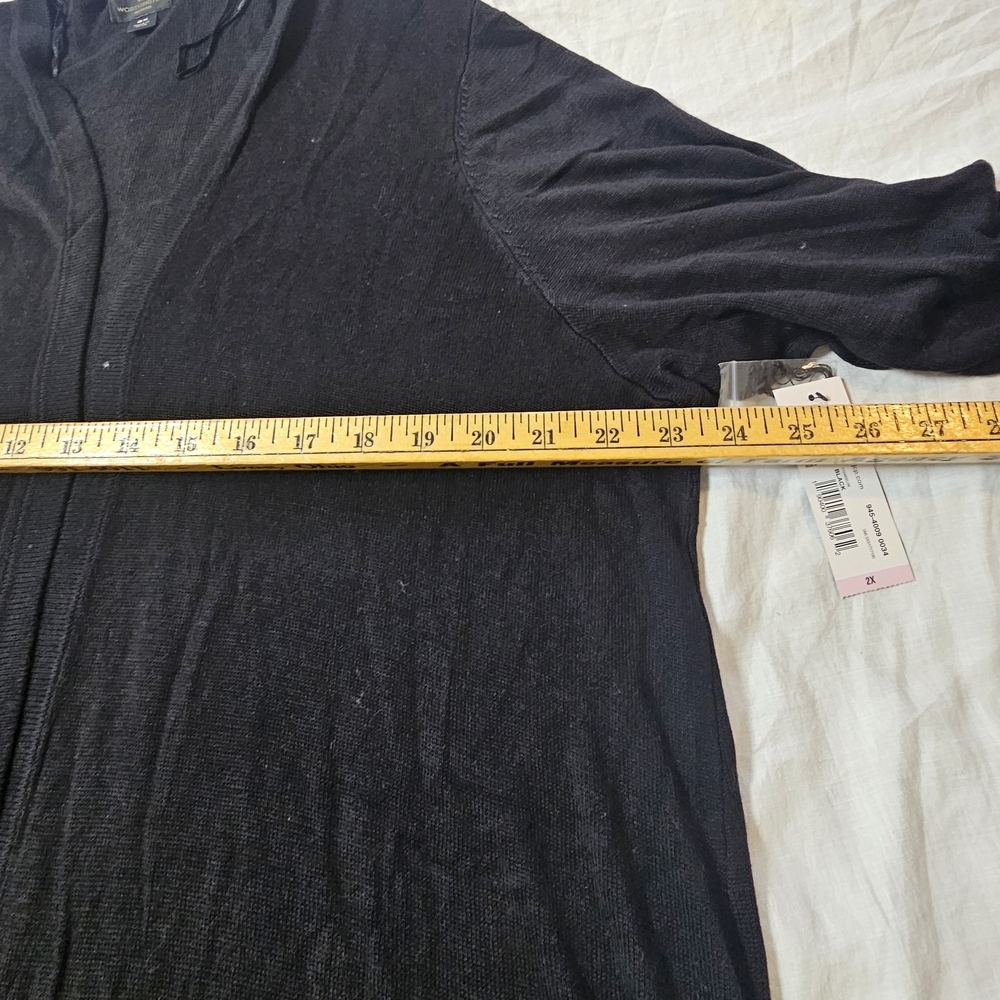 Worthington Black Knit Sweater - Picture 6 of 7